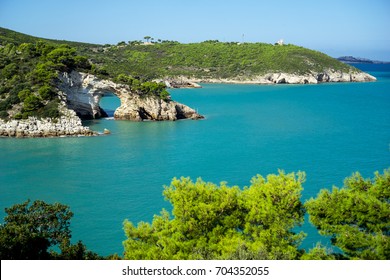 San Felice Arch In Gargano National Park, Italy