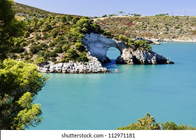 San Felice Arch On The Gargano Sea - Puglia, Italy