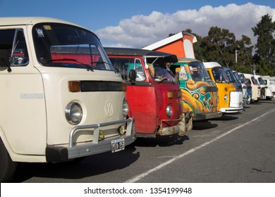 San Fernando, Buenos Aires/ Argentina. March 3rd 2013. A Tunned Volkswagen Vans. Third South American Meeting Of Volkswagen Vehicles Cooled By Air Or Derivatives.