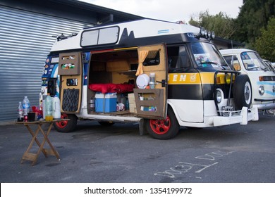 San Fernando, Buenos Aires/ Argentina. March 3rd 2013. A Tunning Volkswagen Van In The Third South American Meeting Of Volkswagen Vehicles Cooled By Air Or Derivatives.