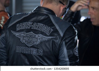 San Fernando, Buenos Aires/ Argentina. March 3rd 2013. A Group Of Fans Of Harley Davidson Meet In The Third South American Meeting Of Volkswagen Vehicles Cooled By Air Or Derivatives.