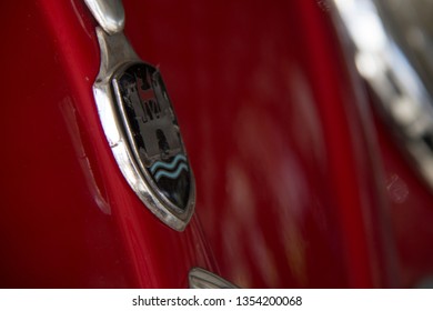 San Fernando, Buenos Aires/ Argentina. March 3rd 2013. Detail Of A Volkswagen Beetle In The Third South American Meeting Of Volkswagen Vehicles Cooled By Air Or Derivatives.