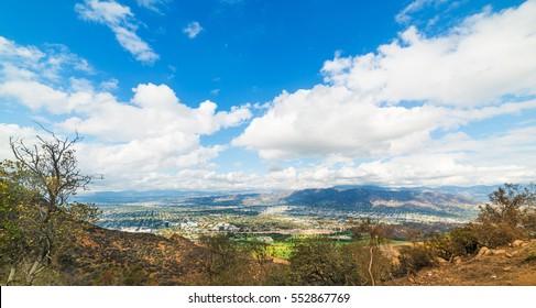 San Fernando Valley Seen From Mount Lee, California