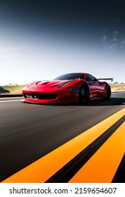 San Fran, CA, USA
November 18, 2020
Red Ferrari 458 Driving On The Highway 