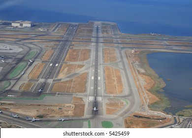 San Francisco airport runway