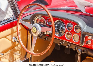 SAN FRANCISCO - APRIL 29: A 1960 Ferrari 250 GT Cabriolet Series II is on display during the 2012 California Mille show in Nob Hill in San Francisco on April 29, 2012 - Shutterstock ID 101676064