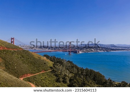 San Francisco Bay and Golden Gate Bridge
