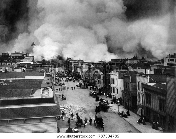 San Francisco Burning After April 18 Stock Photo 787304785 | Shutterstock