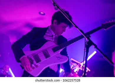 SAN FRANCISCO, CA - ARPIL 4, 2018: Echosmith In Concert At The Regency Ballroom In San Francisco, CA