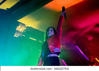 SAN FRANCISCO, CA - ARPIL 4, 2018: Echosmith In Concert At The Regency Ballroom In San Francisco, CA