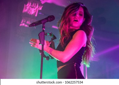 SAN FRANCISCO, CA - ARPIL 4, 2018: Echosmith In Concert At The Regency Ballroom In San Francisco, CA