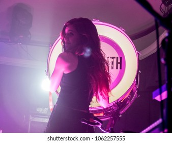 SAN FRANCISCO, CA - ARPIL 4, 2018: Echosmith In Concert At The Regency Ballroom In San Francisco, CA