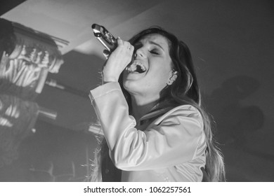 SAN FRANCISCO, CA - ARPIL 4, 2018: Echosmith In Concert At The Regency Ballroom In San Francisco, CA