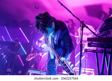 SAN FRANCISCO, CA - ARPIL 4, 2018: Echosmith In Concert At The Regency Ballroom In San Francisco, CA