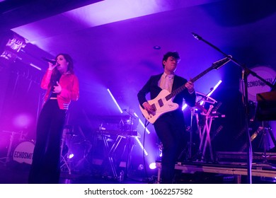 SAN FRANCISCO, CA - ARPIL 4, 2018: Echosmith In Concert At The Regency Ballroom In San Francisco, CA