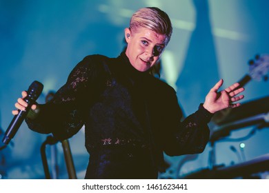 SAN FRANCISCO, CA – JULY 25, 2019: Robyn Performs At Bill Graham Civic Auditorium In San Francisco.