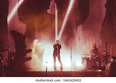 SAN FRANCISCO, CA – JULY 25, 2019: Robyn Performs At Bill Graham Civic Auditorium In San Francisco.