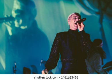 SAN FRANCISCO, CA – JULY 25, 2019: Robyn Performs At Bill Graham Civic Auditorium In San Francisco.