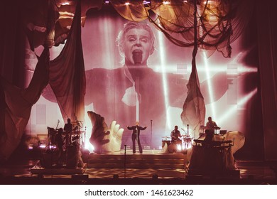 SAN FRANCISCO, CA – JULY 25, 2019: Robyn Performs At Bill Graham Civic Auditorium In San Francisco.