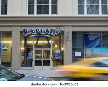 SAN FRANCISCO, CA - MARCH 30, 2018: Kaplan Test Prep Entrance To A Branch Location In Downtown San Francisco.