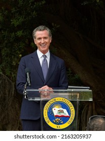 San Francisco, CA - May 27, 2022: Governor Gavin Newsom At The California And New Zealand Partner To Advance Global Climate Leadership Press Conference.