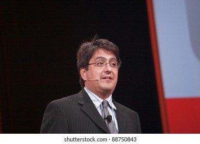 SAN FRANCISCO, CA, OCT 4 - Oracle Senior Vice President  Steve Miranda Makes Speech At OpenWorld Conference In Moscone Center On Oct 4, 2011 In San Francisco, CA