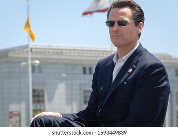 San Francisco, CA / USA - April 22, 2007:  Mayor Gavin Newsom Leads Parade