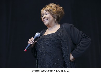 San Francisco, CA USA - August 14, 2011: Mavis Staples Performing Live, On Stage At The 2011 Outside Lands Music Festival In Golden Gate Park. 