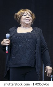 San Francisco, CA USA - August 14, 2011: Mavis Staples Performing Live, On Stage At The 2011 Outside Lands Music Festival In Golden Gate Park. 