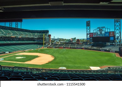 San Francisco, CA, USA, May 2016, SF Giants Stadium, Empty