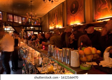 San Francisco, CA, USA, Oct. 23rd 2013: Tosca Cafe Newly reopened. - Shutterstock ID 1612166470