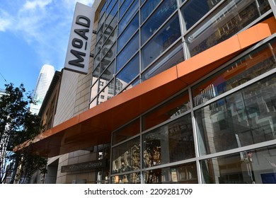 San Francisco, CA, USA - October 6, 2019: The Museum Of The African Diaspora (MoAD).