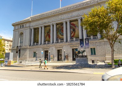 San Francisco, CA, USA - September 26, 2020: Asian Art Museum Of San Francisco. 