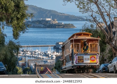 San Francisco Cable Cars at Daybreak - Powered by Shutterstock