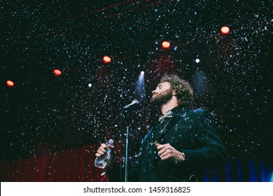 San Francisco, California / United States - June 21 2019 - Comedian T.J. Miller Performs At Clusterfest