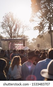 San Francisco, California United States October 4 2019: Hardly Strictly Bluegrass Festival Crowds