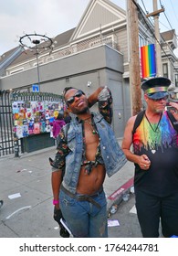 San Francisco, california / USA -10/06/2019-Gay/homosexual person at Castro 
