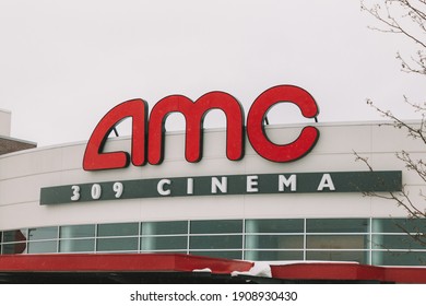 San Francisco, California, USA - February 3, 2021: AMC Stock Rally On Robinhood App Due To Reddit Wallstreetbets Subreddit