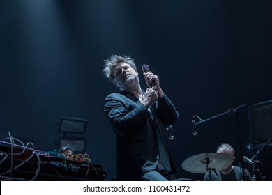 San Francisco, California / USA - November 15 2017: LCD Soundsystem Performs At The Bill Graham Civic Auditorium