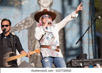 San Francisco, CA/USA - 10/4/19: Tanya Tucker Performs At Hardly Strictly Bluegrass In Golden Gate Park. She's A Ten Time Grammy Nominated Artist. 