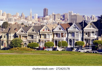 SAN FRANCISCO - CIRCA DECEMBER 2013. The housing market continue its strength across most major cities. San Francisco, is one of the cities benefiting from the recent rise in home prices. California.