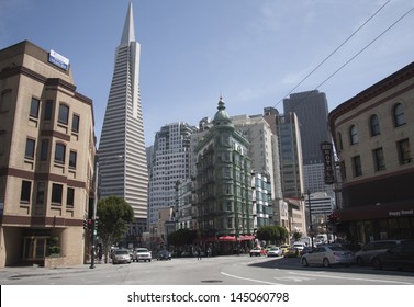 San Francisco city center, California