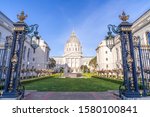 San francisco city hall in San francisco civic center area, California USA.