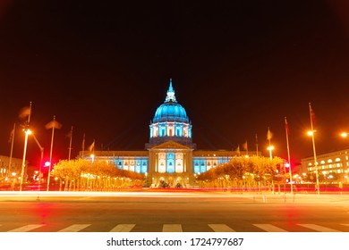 San Francisco City Hall At Night