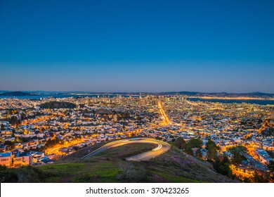 San Francisco City from Twin Peak