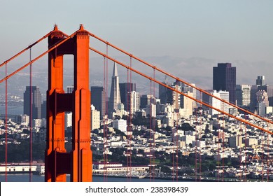 San Francisco Downtown and Golden Gate Bridge