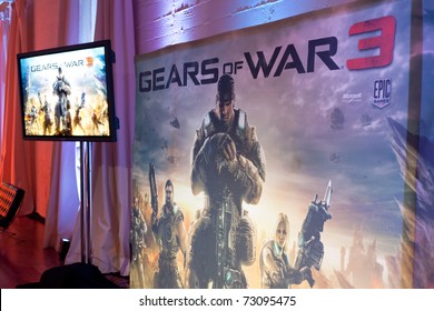 SAN FRANCISCO - FEBRUARY 24: Epic Games and Microsoft unveiling Gears of War 3 official cover art February 24, 2011 in San Francisco, CA