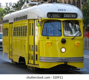 san francisco yellow tourist car