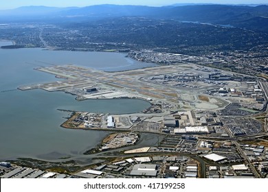 San Francisco International Airport aerial view