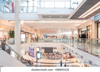 San Francisco - Jun 15th, 2016: The Nordstrom Shopping Mall Offers Clothes And Accessories Since 1901.